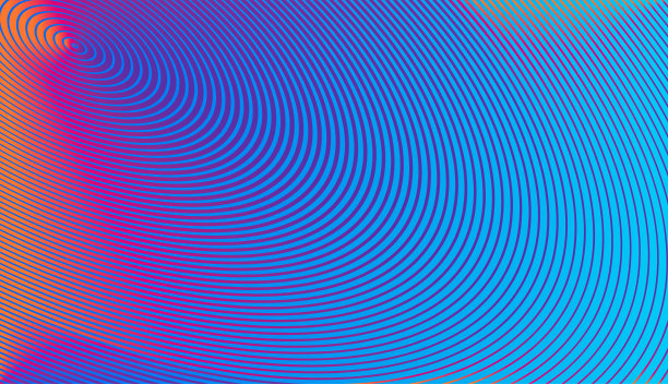 同心圆斜背景图片下载