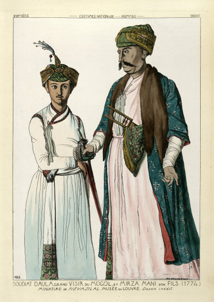 苏迪亚特·道拉，莫卧儿王朝的大臣和他的儿子图片下载