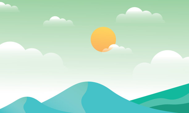 山间日落图片下载