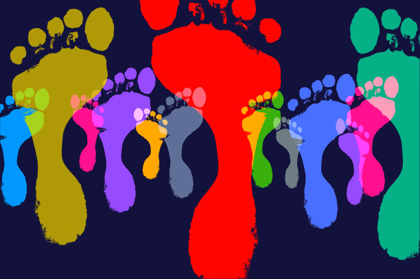 的足迹图片下载