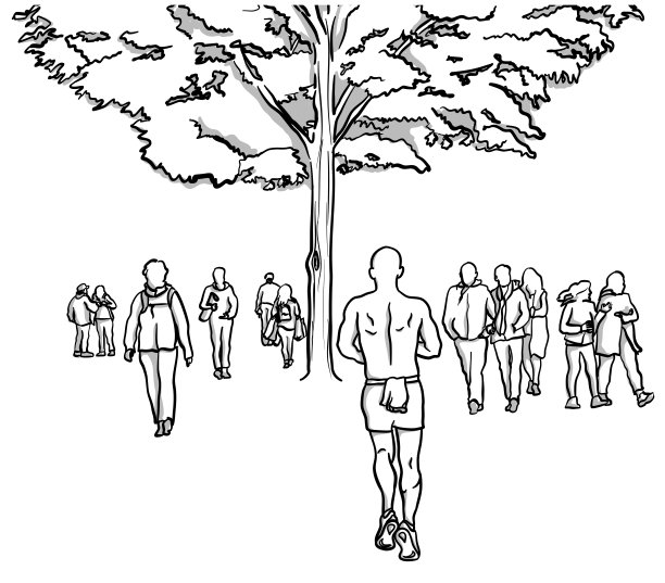 穿越公园图片下载