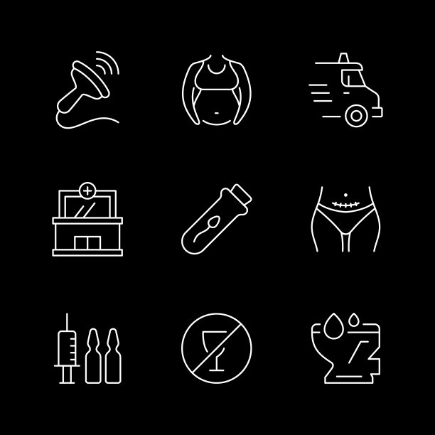 设定妊娠线图标图片下载