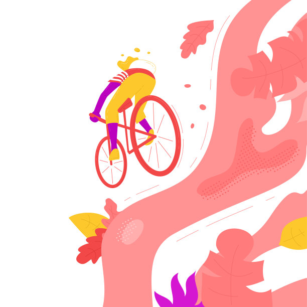 骑山地车的男人图片下载