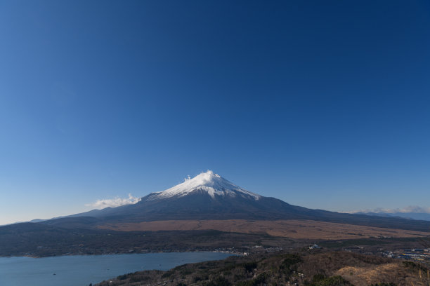 从大平山看富士山图片下载