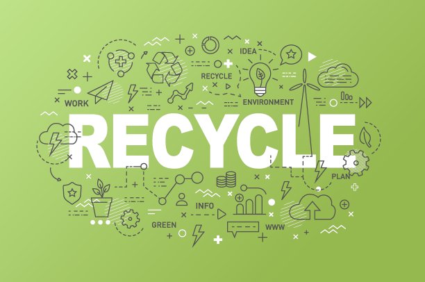 商业概念与细线图片下载