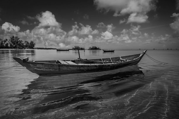 黑白风景照片图片下载