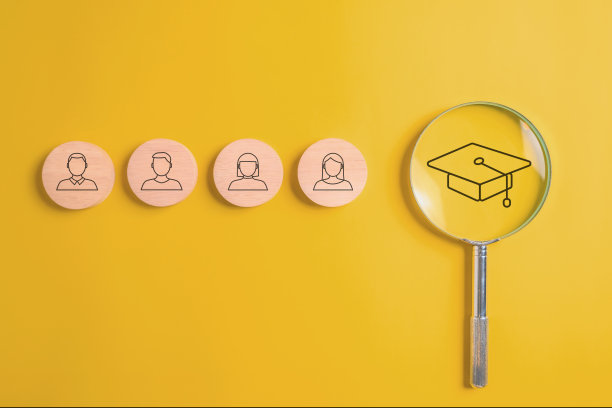 教育图标和毕业生帽概念。人毕业图标。高质量照片图片下载