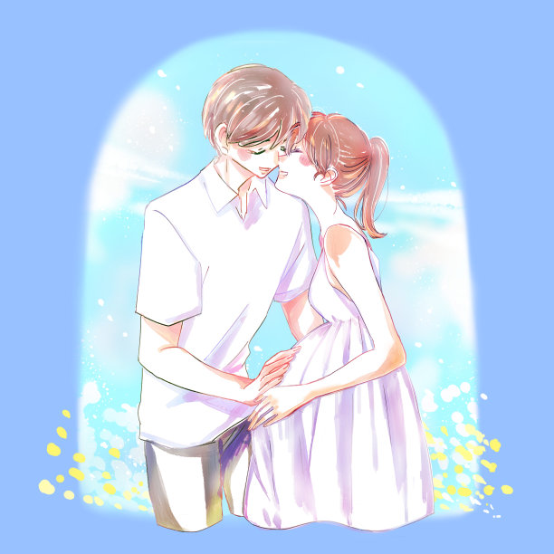 快乐的孕妇和伴侣图片下载