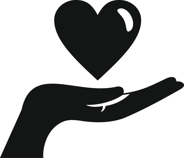 心在手上图标简单的风格图片下载