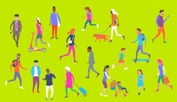 不同的人群图片下载