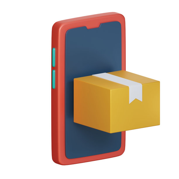 3D送货手机包图标图片下载