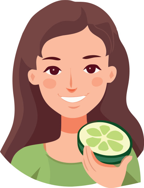 拿着新鲜水果的年轻人开心地笑着图片下载