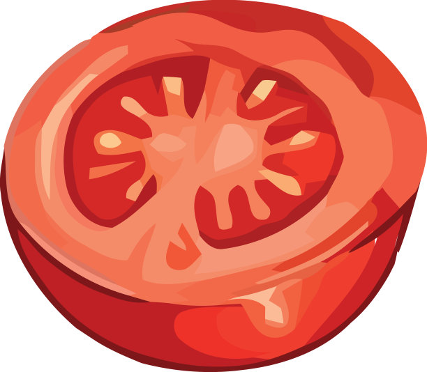 鲜亮多汁的番茄是夏日完美的小吃图片下载