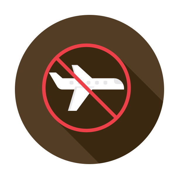 冠状病毒图标禁止飞行图片下载