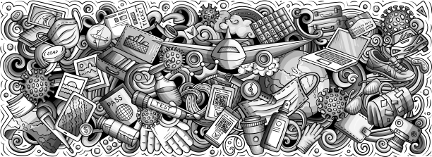 旅行手绘卡通涂鸦图片下载