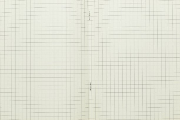 顶部视图打开计划笔记本与空白页，划线纸纹理背景图片下载