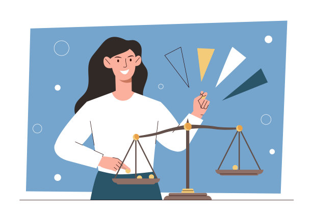 工作和生活平衡的概念图片下载