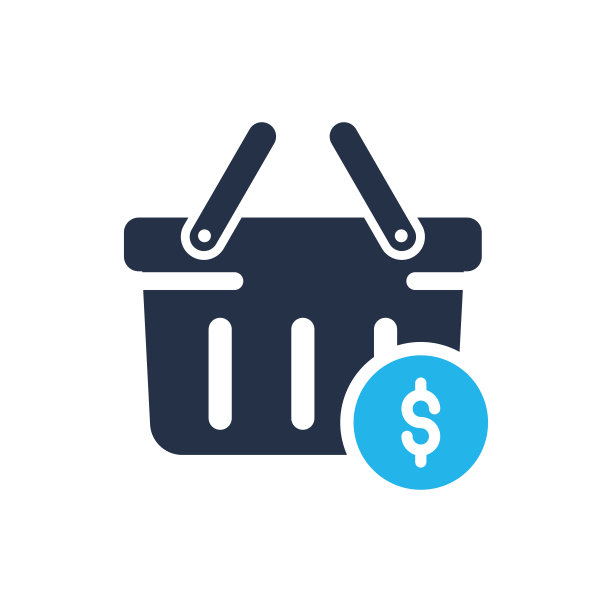 购物篮和购物车图标图片下载