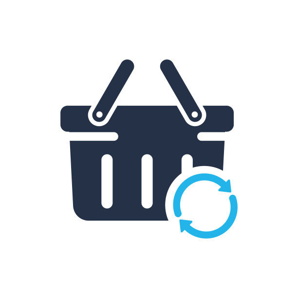 购物篮和购物车图标图片下载