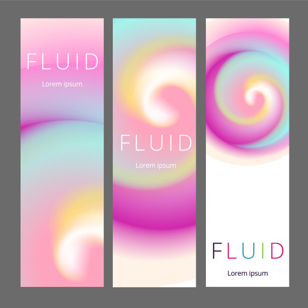 现代抽象的垂直横幅很酷图片下载