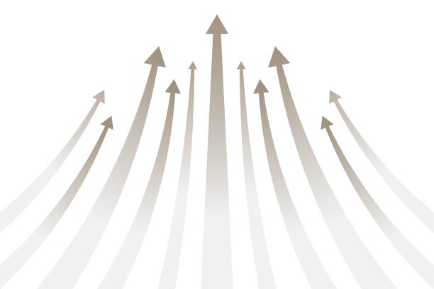 梯度业务箭头背景材料图片下载