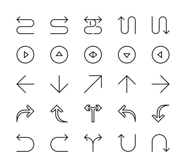 箭头图标图片下载