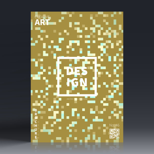 宣传册模板排版，米色封面设计，商业年报，传单，杂志图片下载