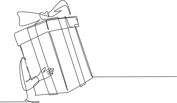 单线连续绘制人像图片下载