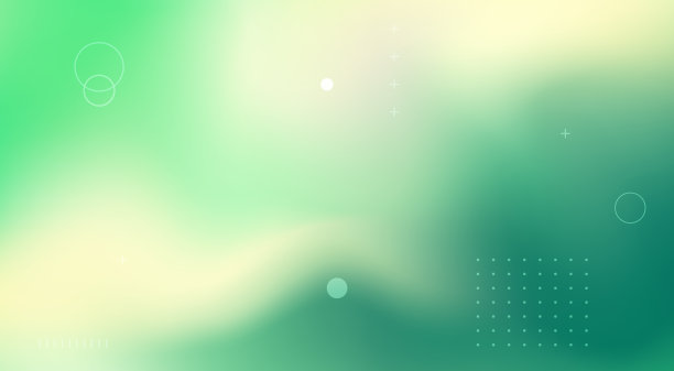 模糊彩色梯度抽象背景设计与几何形状元素设计图片下载