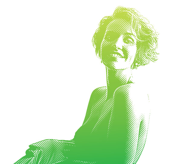 可爱的，快乐的年轻女人的肖像图片下载