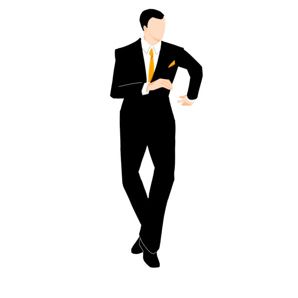 一个穿着西装跳舞的商人图片下载