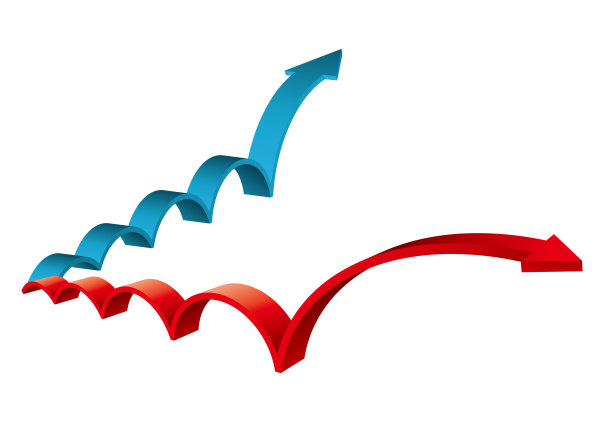 散点箭头信息图图片下载