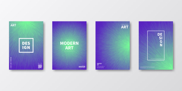 宣传册模板排版，紫色封面设计，商业年报，传单，杂志图片下载