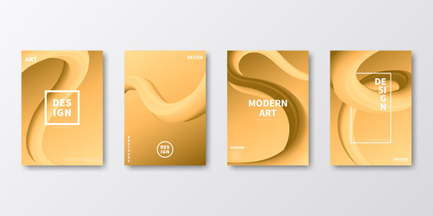 宣传册模板排版，橙色封面设计，商业年报，传单，杂志图片下载