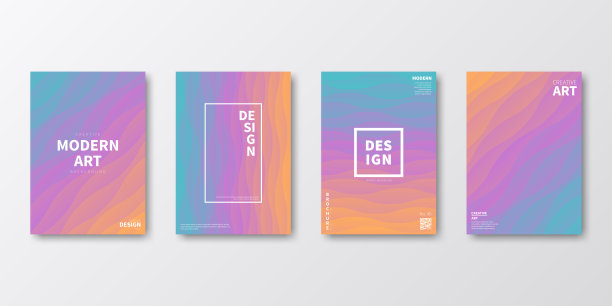 宣传册模板排版，紫色封面设计，企业年报，传单，杂志图片下载