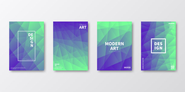 宣传册模板排版，紫色封面设计，企业年报，传单，杂志图片下载