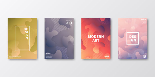 宣传册模板布局，封面设计，企业年报，传单，杂志图片下载