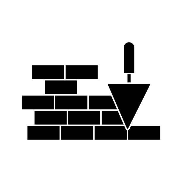 砖块图标固体风格。矢量图标设计元素的网页，移动应用程序，UI, UX设计图片下载