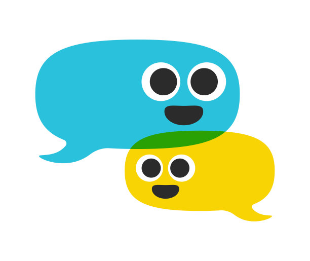 语音泡泡上的表情符号图片下载