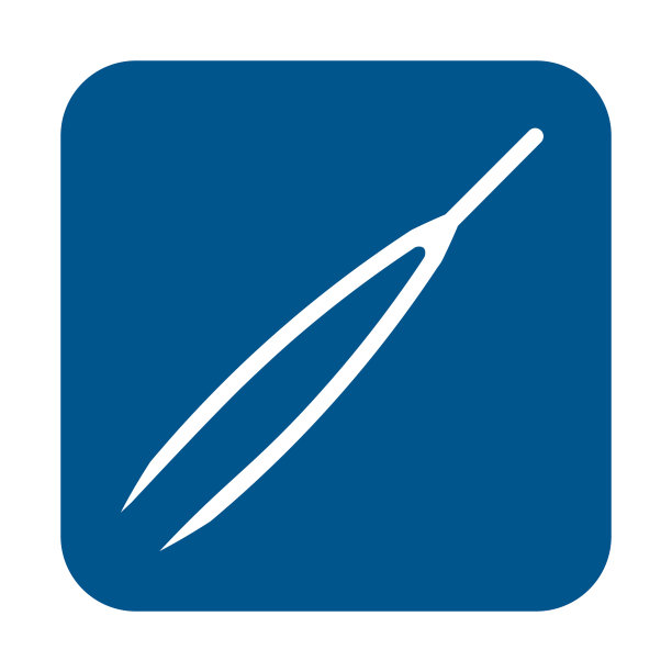 医用镊子图标。医药和健康。解剖镊子图片下载