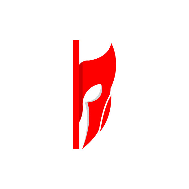 斯巴达设计，矢量维京守护战斗机，简单的希腊战士头盔图片下载