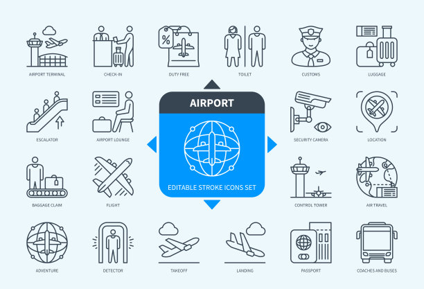 机场图标设置与说明图片下载