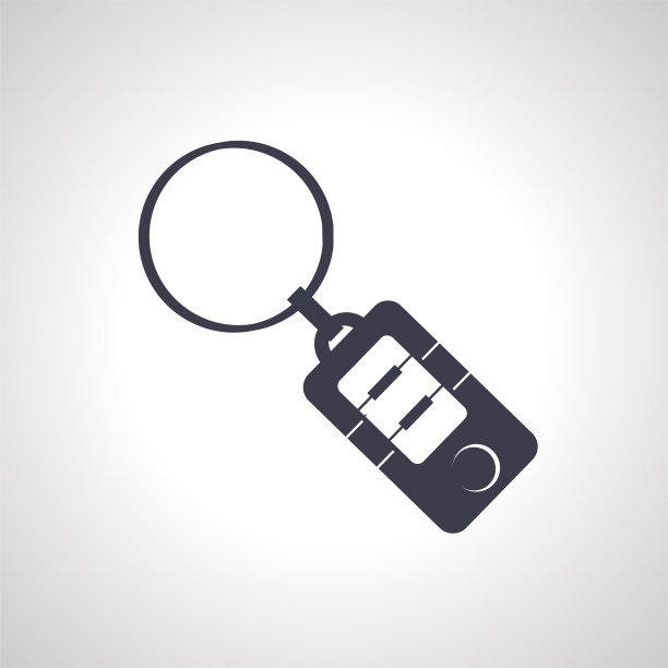 汽车钥匙图标。汽车报警遥控图标。图片下载