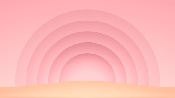 一个粉红色的圆形背景的对象图片下载