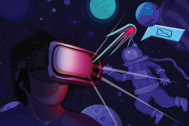 虚拟眼镜投影图片下载