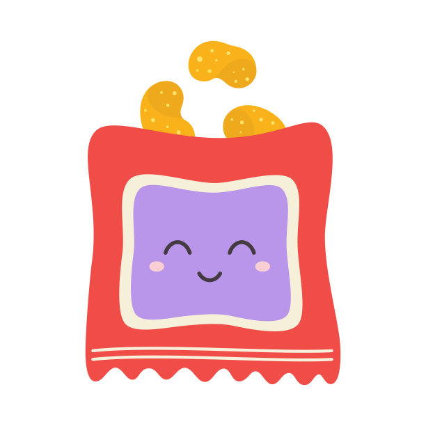 可爱快乐有趣的筹码孤立在白色上图片下载