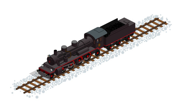 复古蒸汽机图片下载