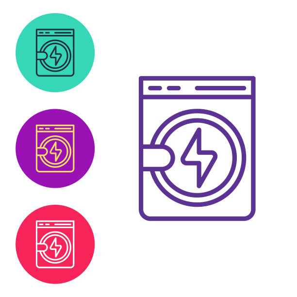 将线垫圈图标隔离在白色背景上图片下载