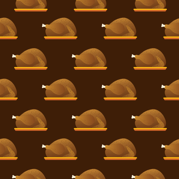 ThanksgivingTurkey无缝模式图片下载