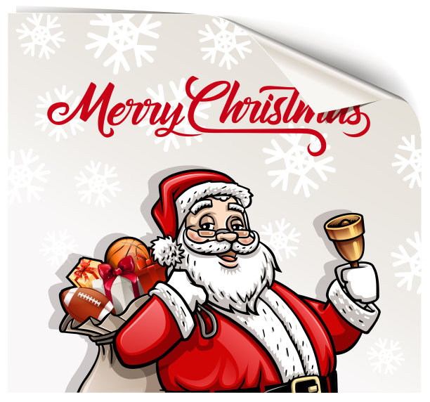 庆祝圣诞老人的纸图片下载